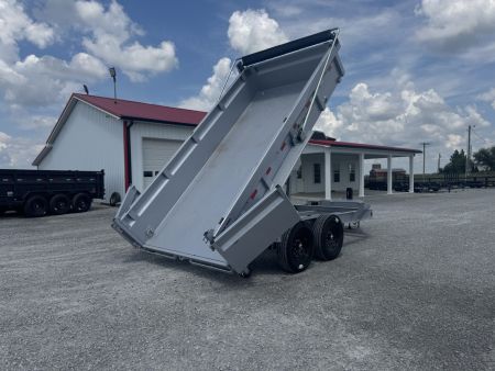 New 2026 Load Trail 83"x14' 14,000# Scissor Lift Dump Trailer