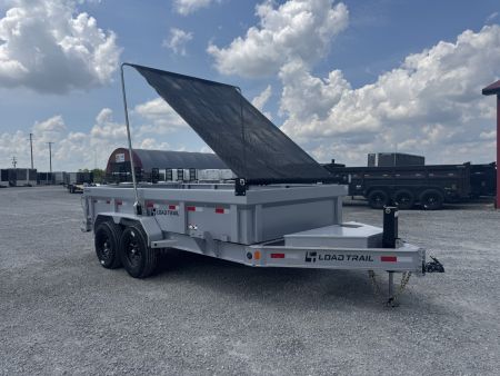 New 2026 Load Trail 83"x14' 14,000# Scissor Lift Dump Trailer