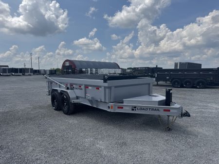 New 2026 Load Trail 83"x14' 14,000# Scissor Lift Dump Trailer
