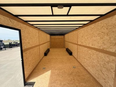 New 2026 Cross Blackout 8.5'x26' 10k Alpha Flat Top V-Nose Enclosed Car Hauler Cargo Trailer