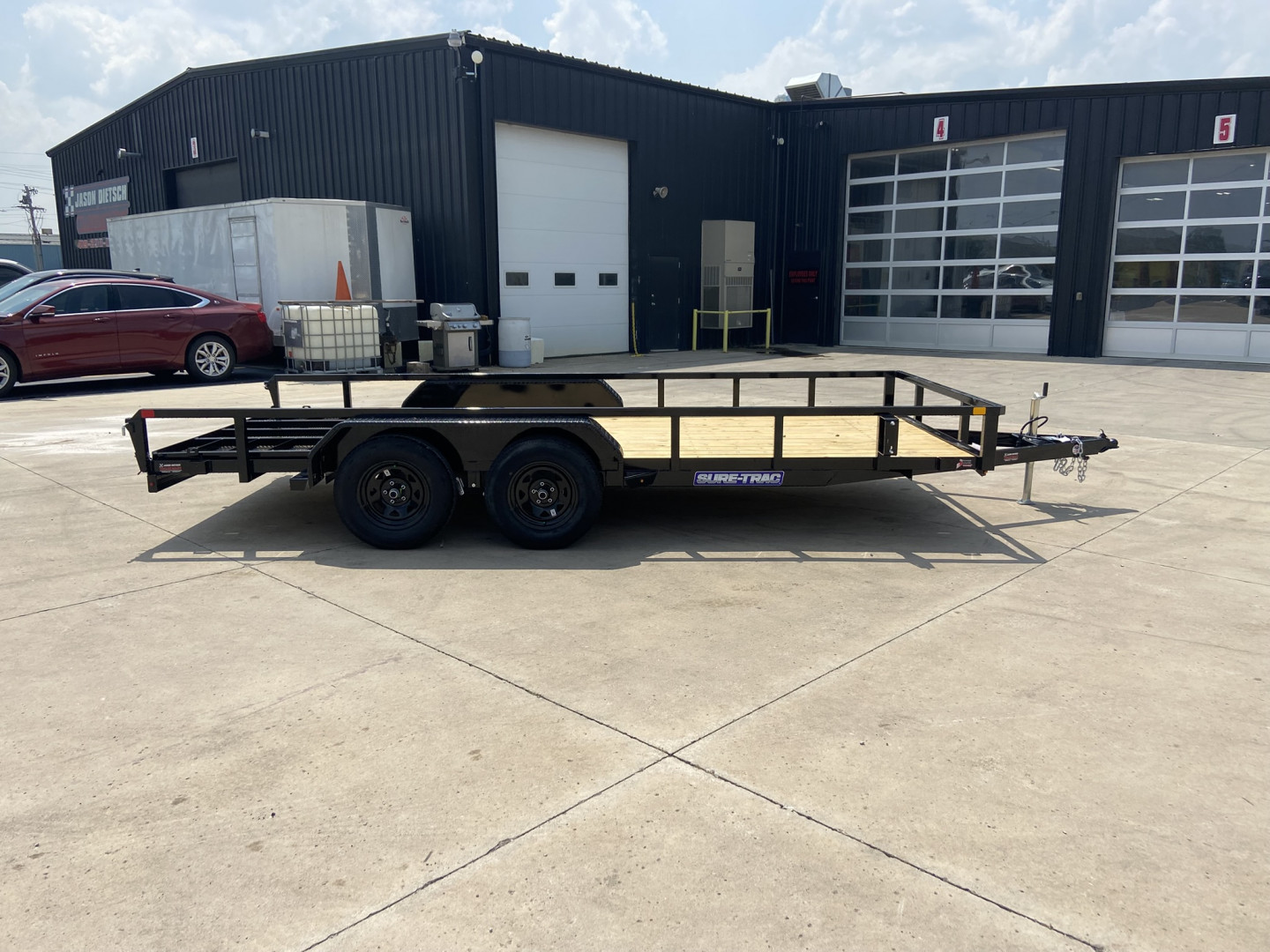 New Sure-Trac 16' Tube Top Utility Trailer