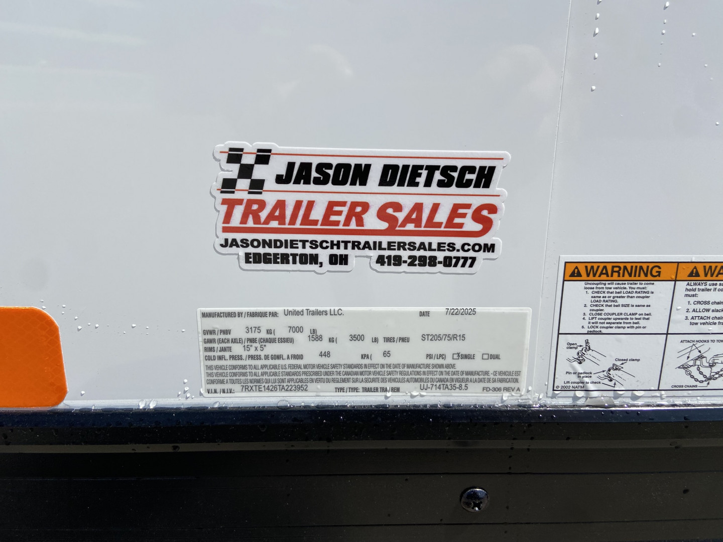 7K Enclosed Cargo Trailer photo 9