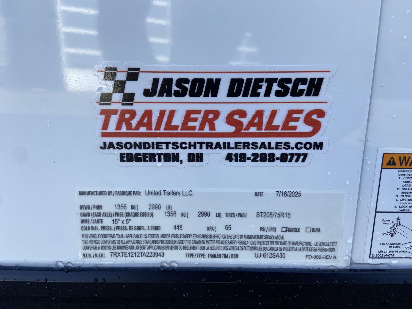 3.0K Enclosed Cargo Trailer photo 9