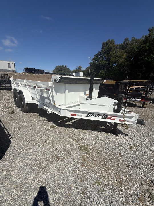 New 2026 Liberty LD14K83B8x14 Dump Trailer, 15.4K GVWR, 7 GA FLOOR, FOOR HOLDERS