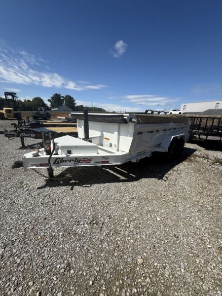 New 2026 Liberty LD14K83B8x14 Dump Trailer, 15.4K GVWR, 7 GA FLOOR, FOOR HOLDERS