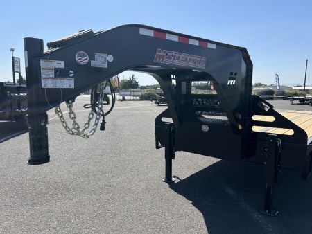 New 2026 Midsota 8.5x36 Gooseneck Deckover W/Power Tail 25.9k GVWR