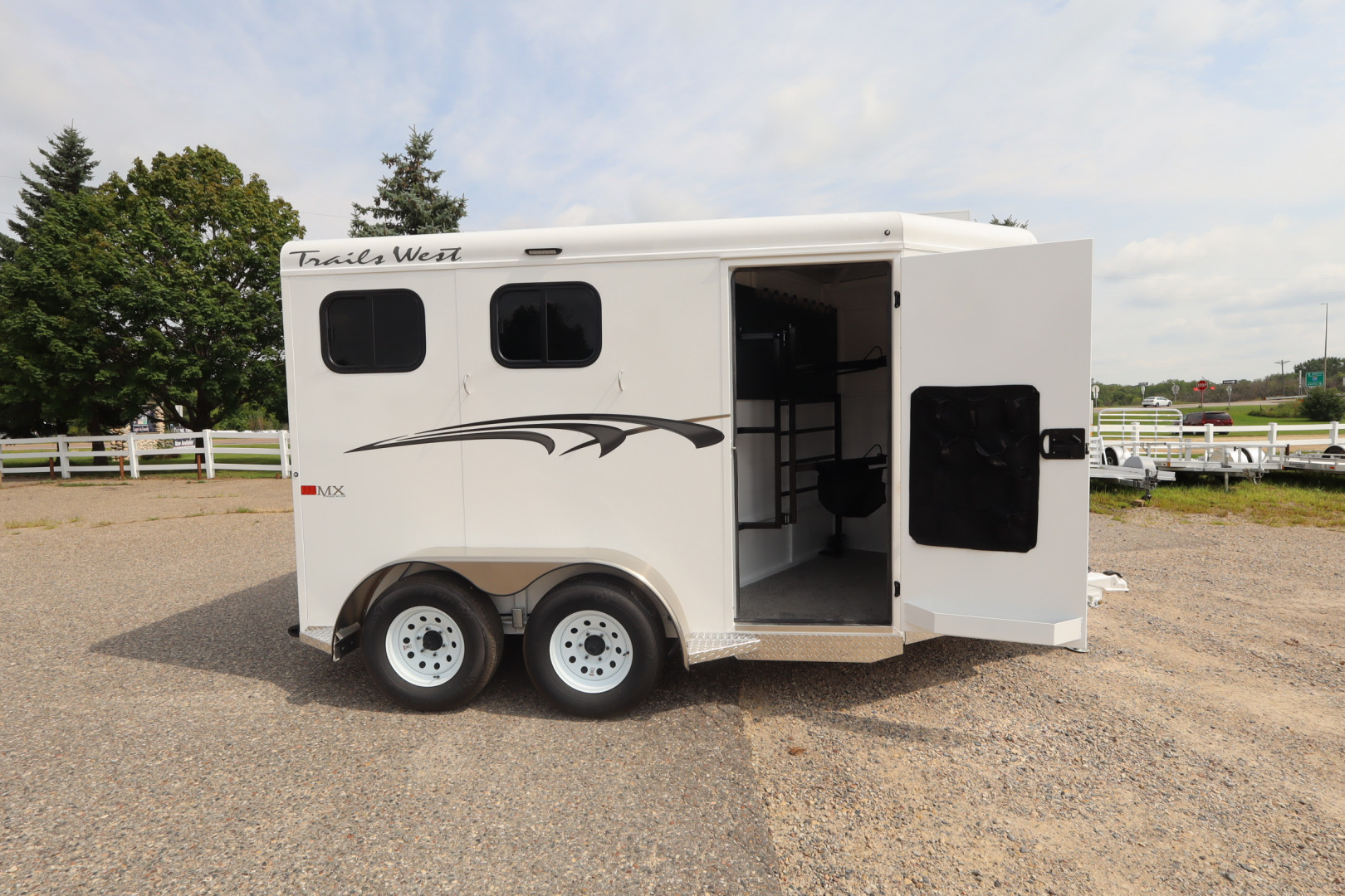 New 2026 Trails West 2 Horse BP Horse Trailer