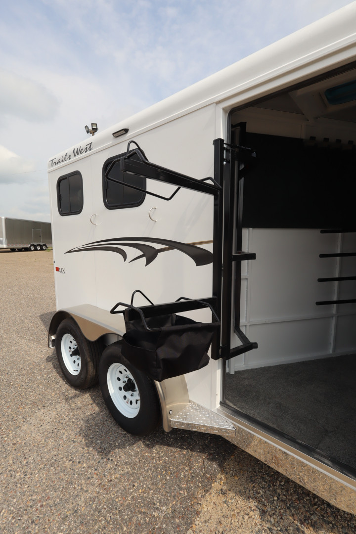 New 2026 Trails West 2 Horse BP Horse Trailer