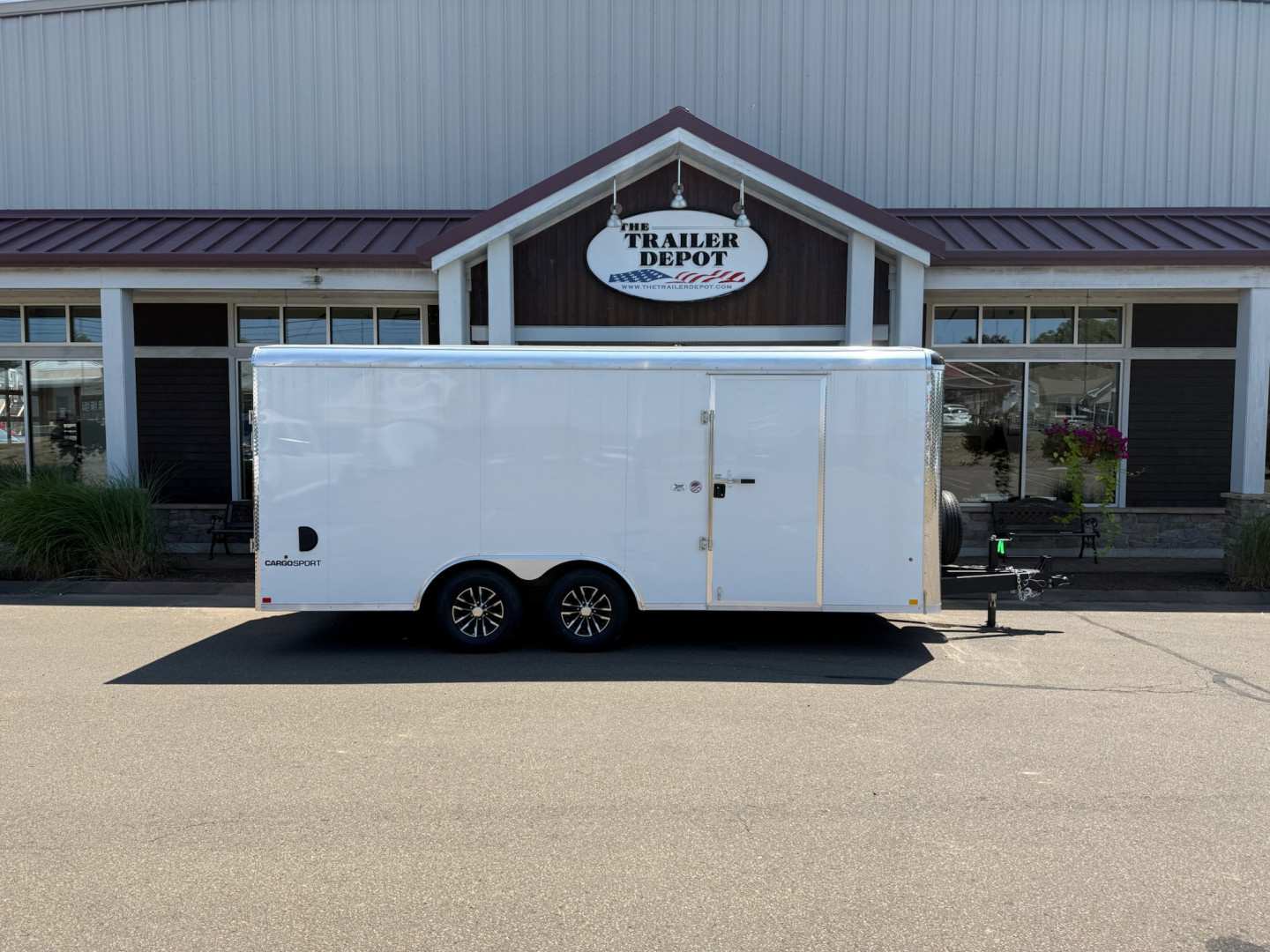 New Pace American 8'6" x 18' Enclosed Landscape Trailer 9.9K