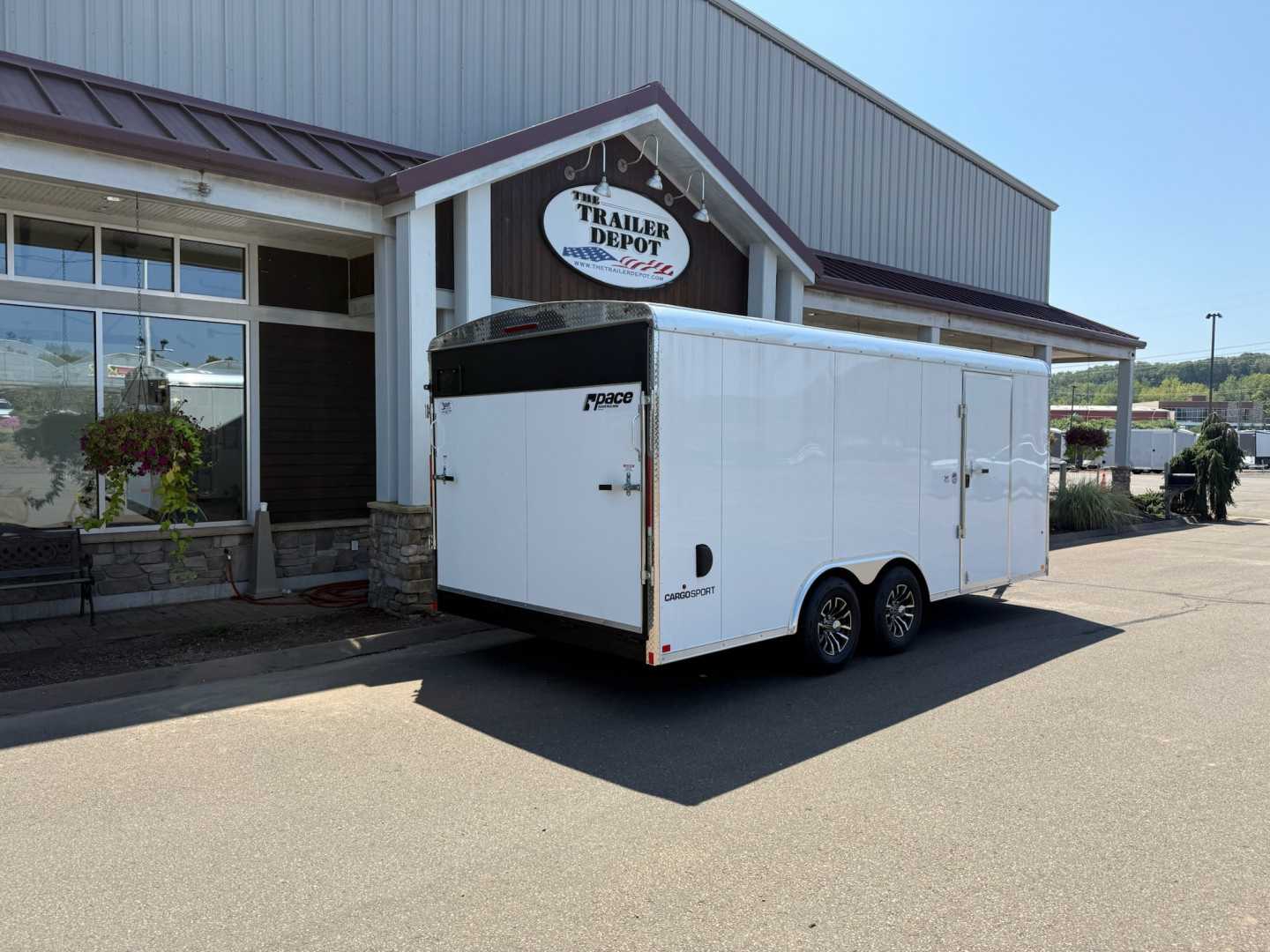 New Pace American 8'6" x 18' Enclosed Landscape Trailer 9.9K