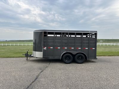 New 2026 S&S Manufacturing 6'8"x6'6"x16' BP Stock / Stock Combo Trailer