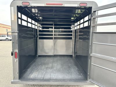 New 2026 S&S Manufacturing 6'8"x6'6"x16' BP Stock / Stock Combo Trailer