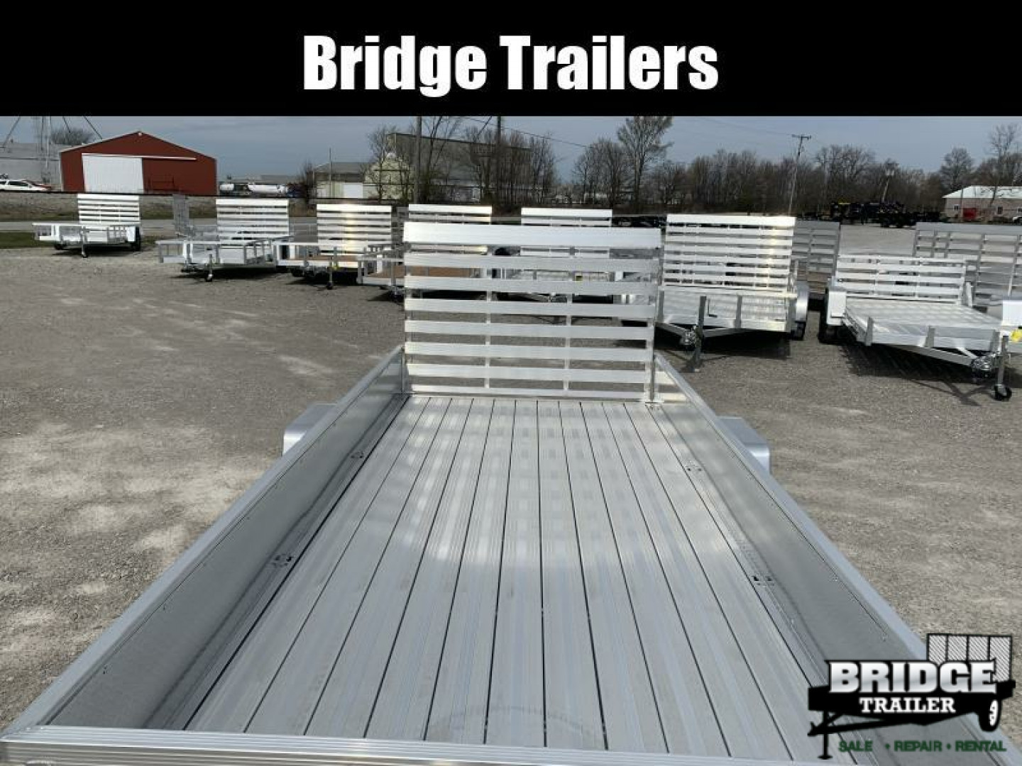 New 2026 Sport Haven AUT614D (6' X 14') 2.9K Aluminum Utility Trailer