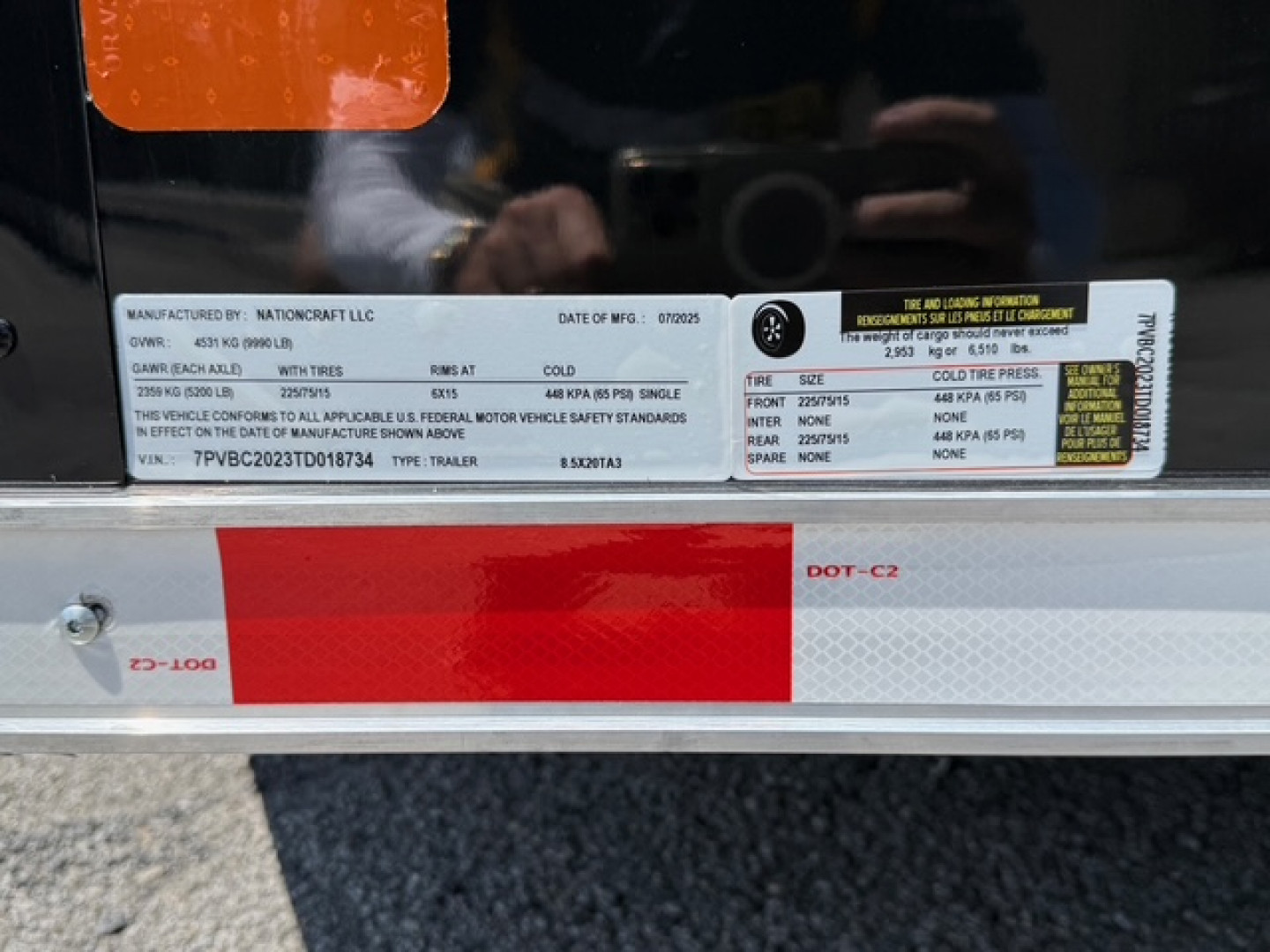 New 2026 NationCraft 8.5 X 20 CAR HAULER