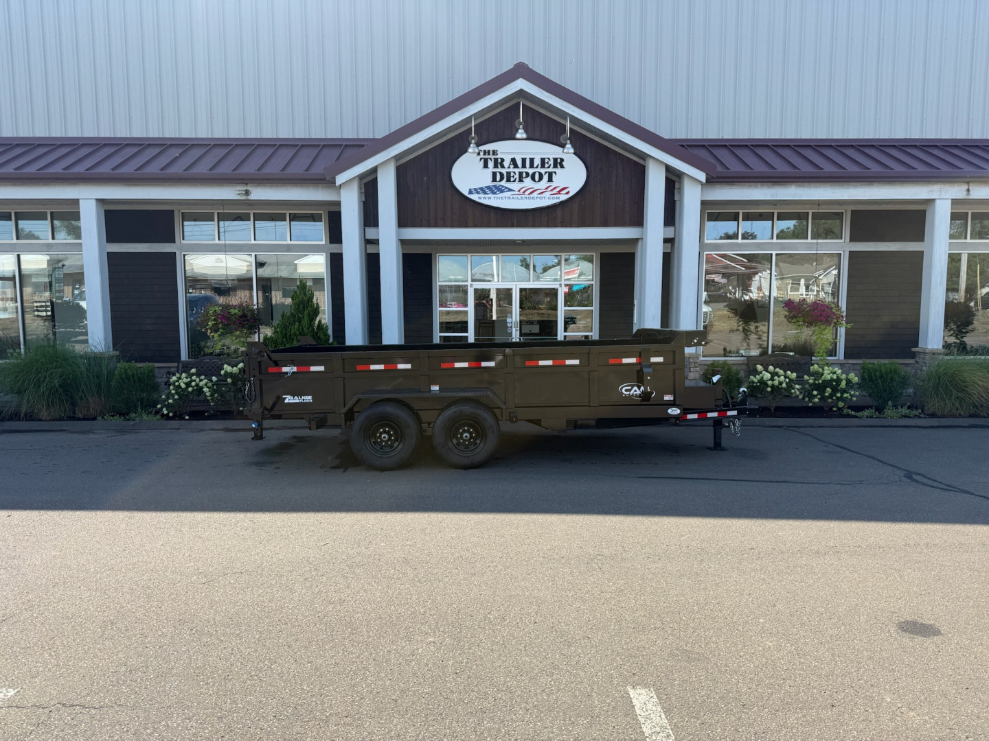 New CAM Superline 6’9″ X 16′ LOW PROFILE BEAST DUMP TRAILER 15.4K