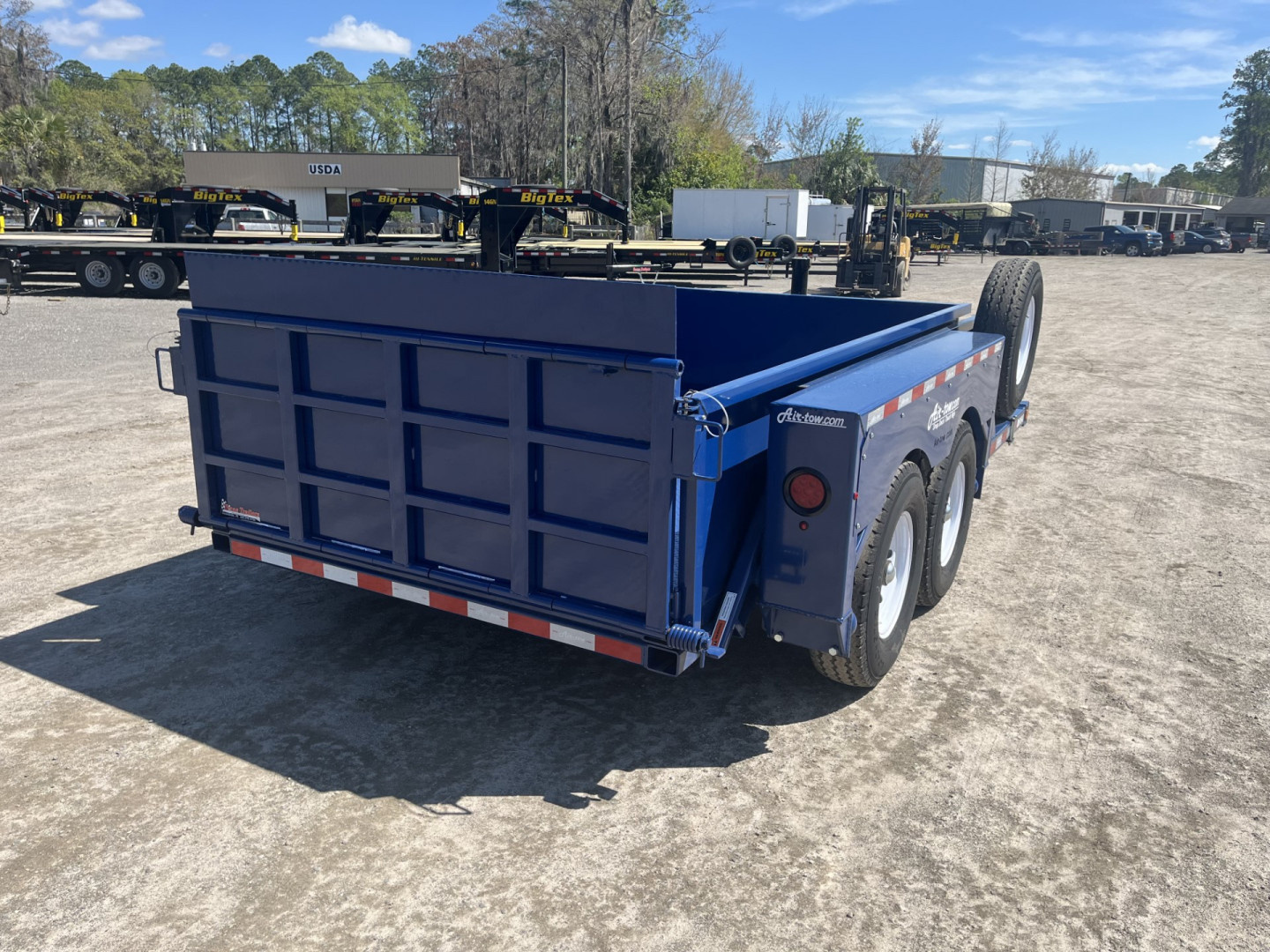 New DH10 AIR TOW 6'2" X 10'5" DROP DECK & DOCK LOADING EQUIPMENT TRAILER
