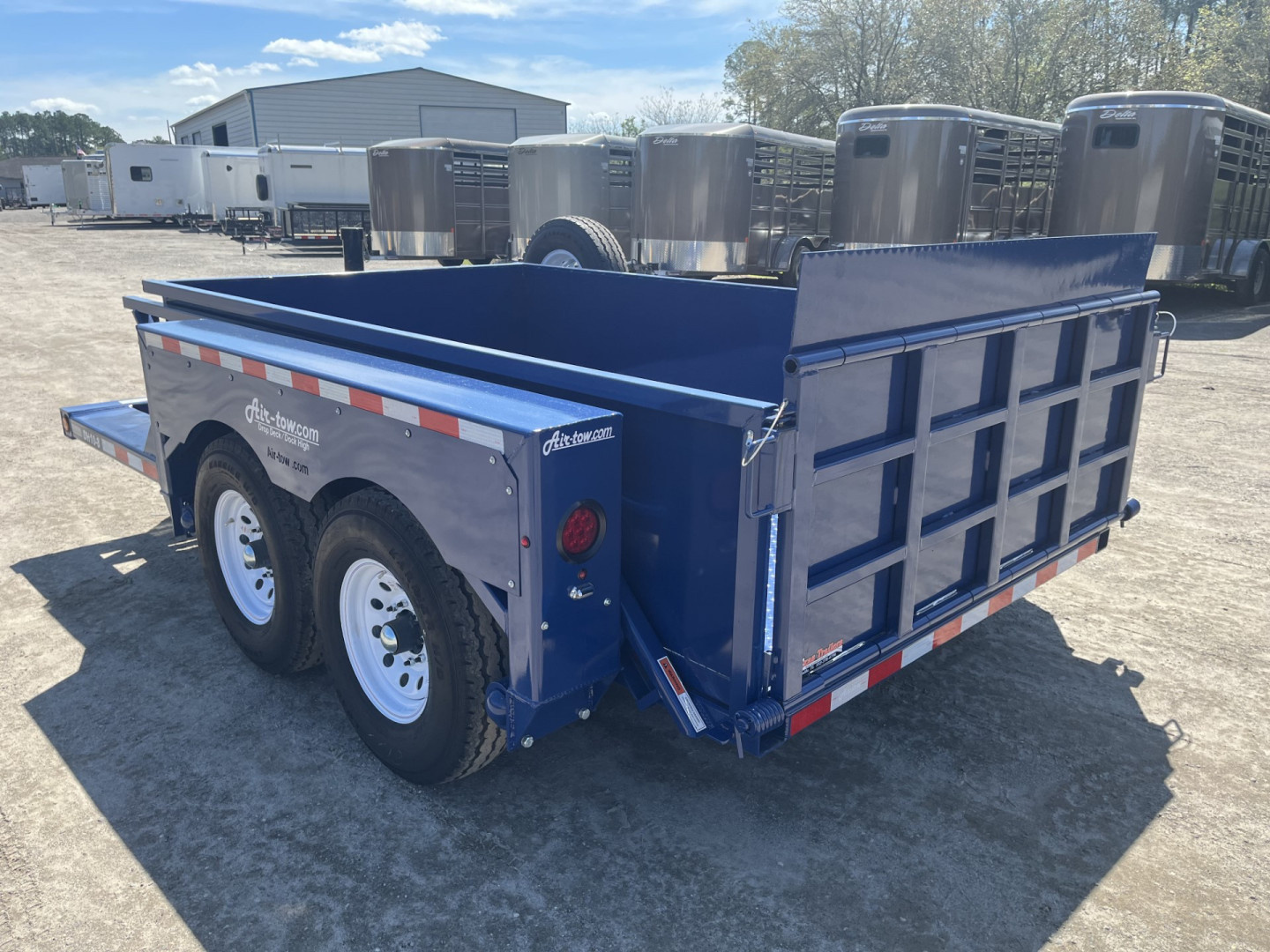 New DH10 AIR TOW 6'2" X 10'5" DROP DECK & DOCK LOADING EQUIPMENT TRAILER