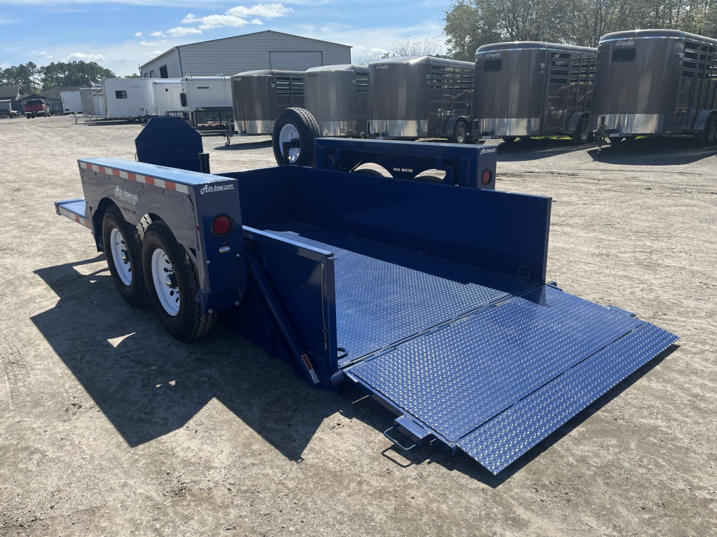 New DH10 AIR TOW 6'2" X 10'5" DROP DECK & DOCK LOADING EQUIPMENT TRAILER