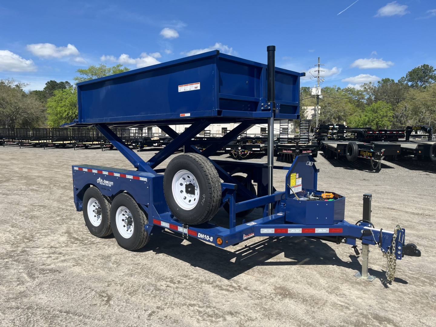 New DH10 AIR TOW 6'2" X 10'5" DROP DECK & DOCK LOADING EQUIPMENT TRAILER