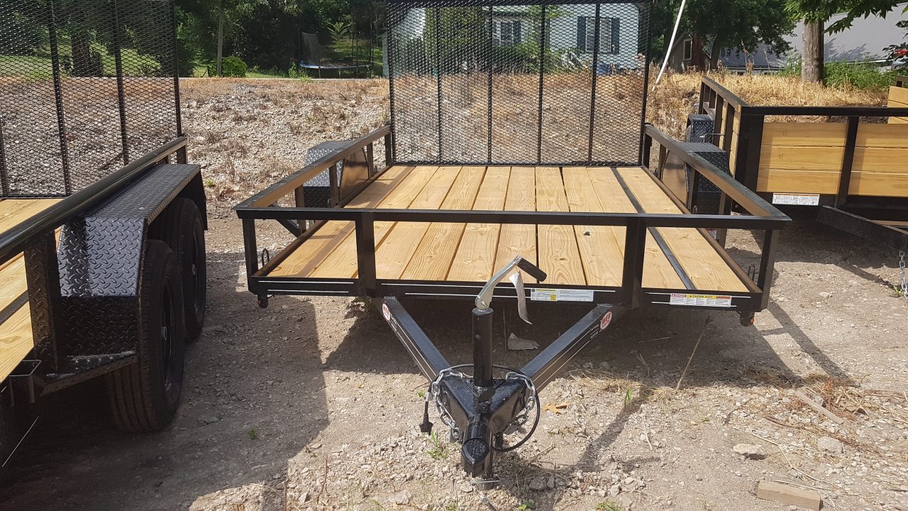 New 2026 MEB 83 x16 Utility Trailer wRamp Gate 7K