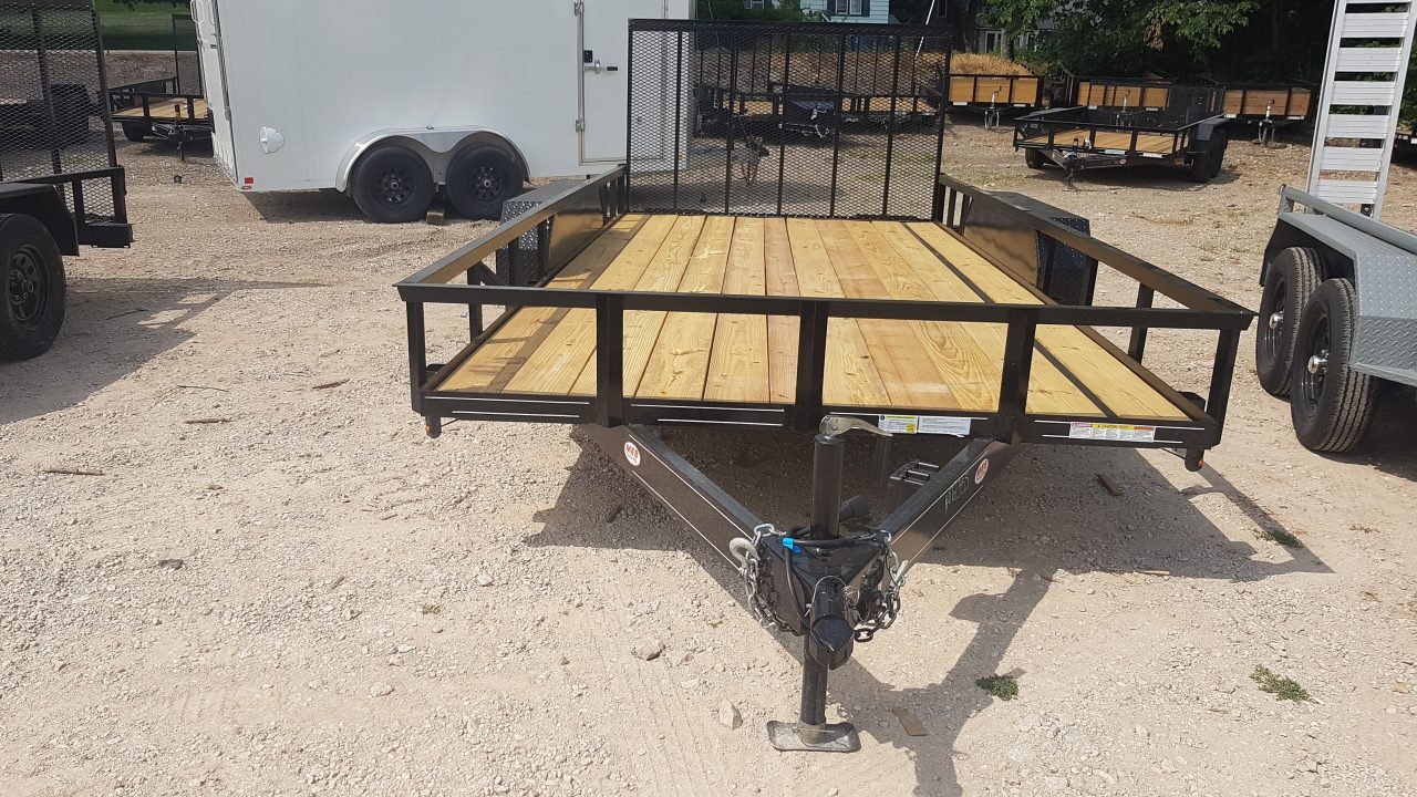 New 2026 MEB 83 x16 Utility Trailer wRamp Gate 7K