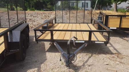 New 2026 MEB 83 x16 Utility Trailer wRamp Gate 7K