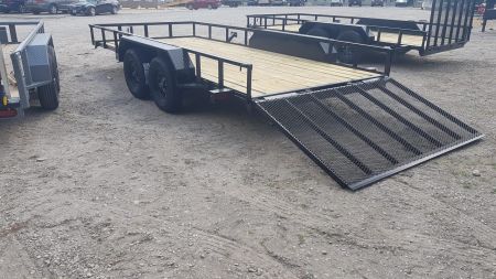 New 2026 MEB 83 x16 Utility Trailer wRamp Gate 7K