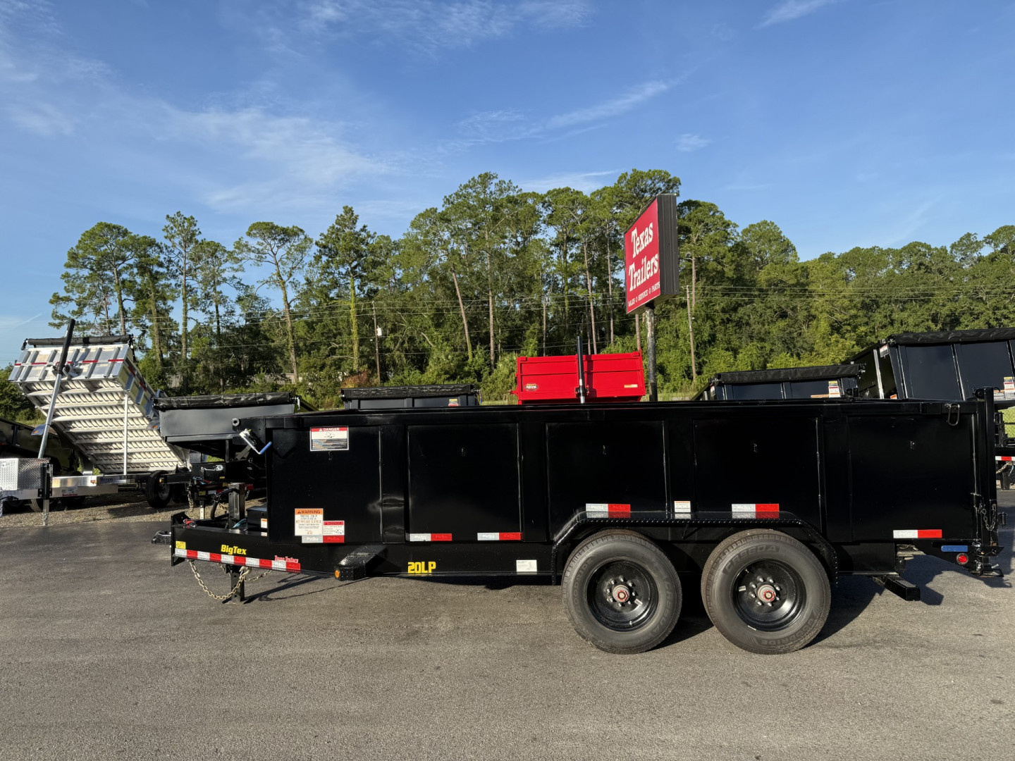 New 20LP-16BK6SIRPD BIG TEX 7' X 16' MEGA DUTY DUMP TRAILER