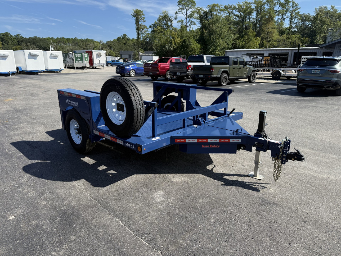 New S10-55 AIR TOW 6'3" X 10' DROP DECK EQUIPMENT TRAILER