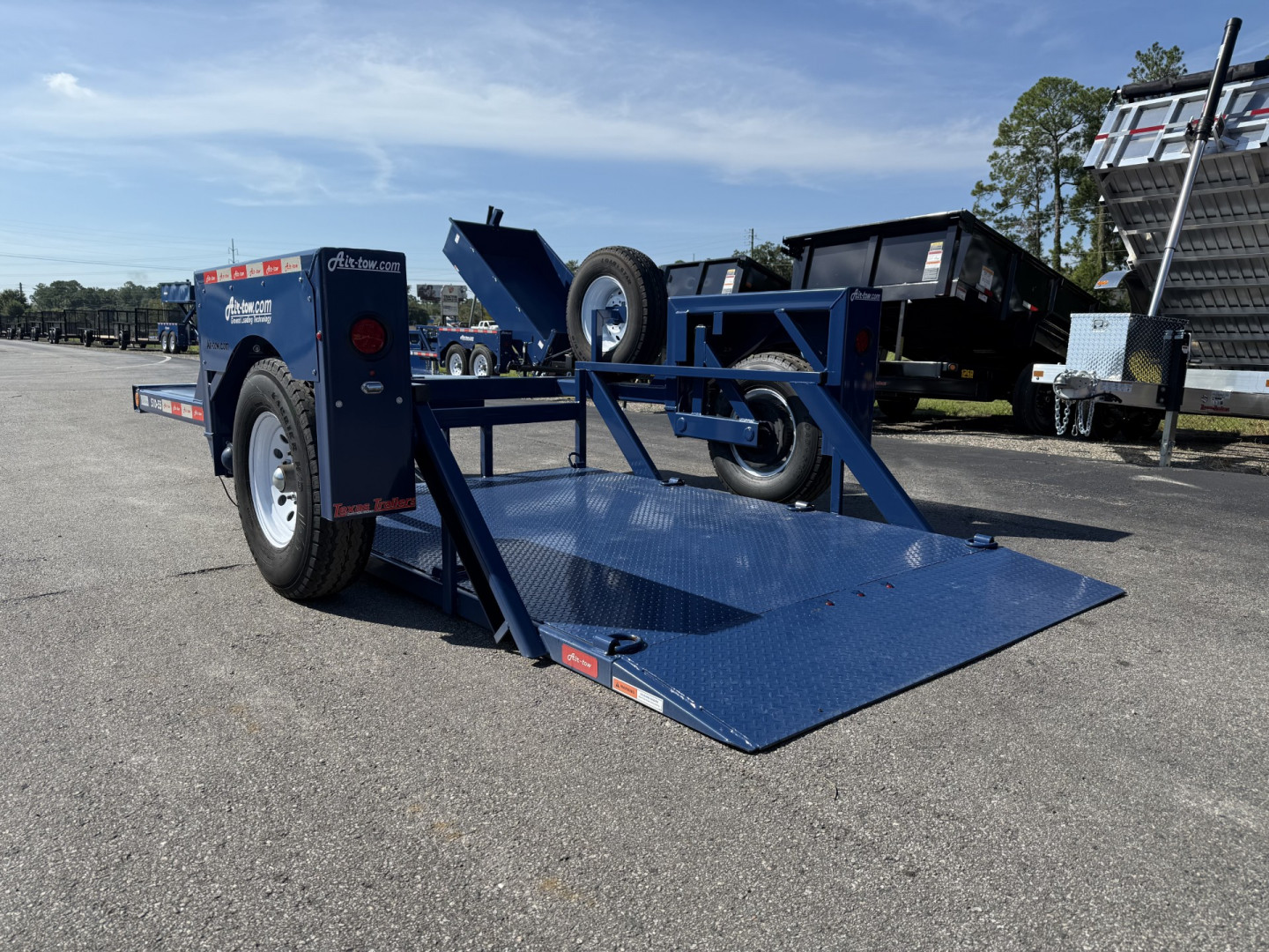 New S10-55 AIR TOW 6'3" X 10' DROP DECK EQUIPMENT TRAILER
