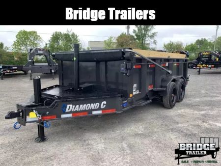 New 2026 Diamond C Trailers LPT208L14X81 (81" X 14') 18K Telescopic Dump Trailer