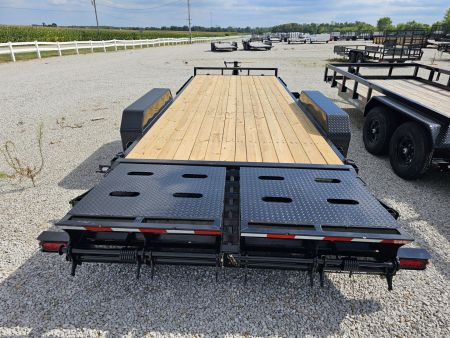 New 2026 Sure-Trac 7 x 20 (17+3) 14K Universal Ramp Equipment Trailer