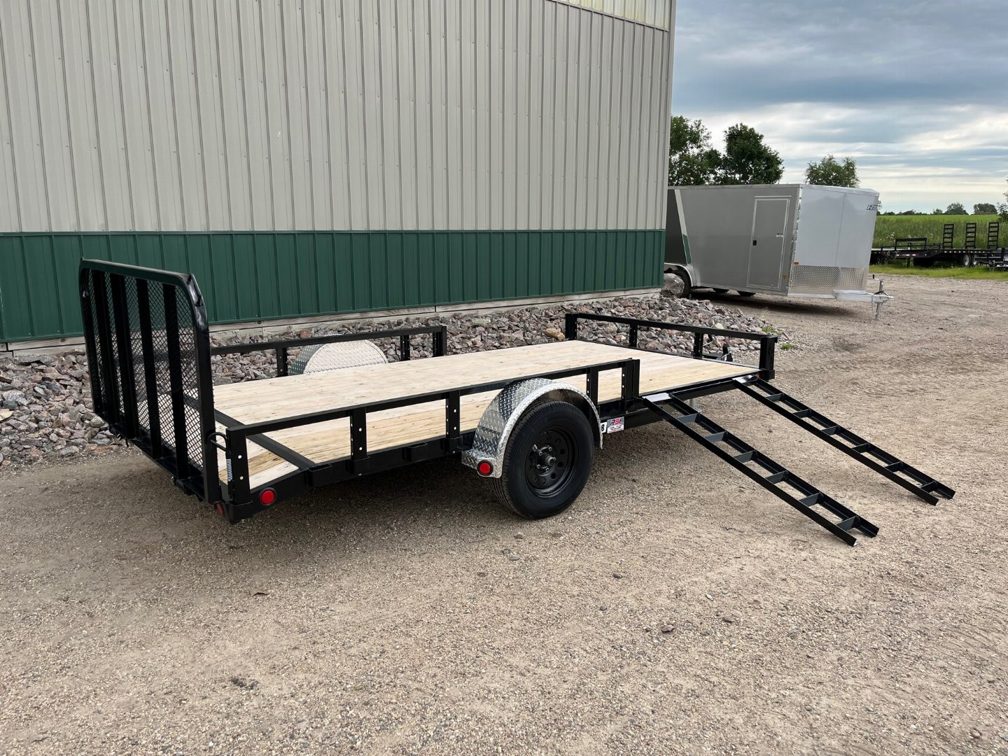 New 2026 12'x83" PJ Channel Utility Trailer