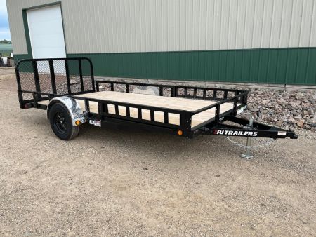 New 2026 12'x83" PJ Channel Utility Trailer