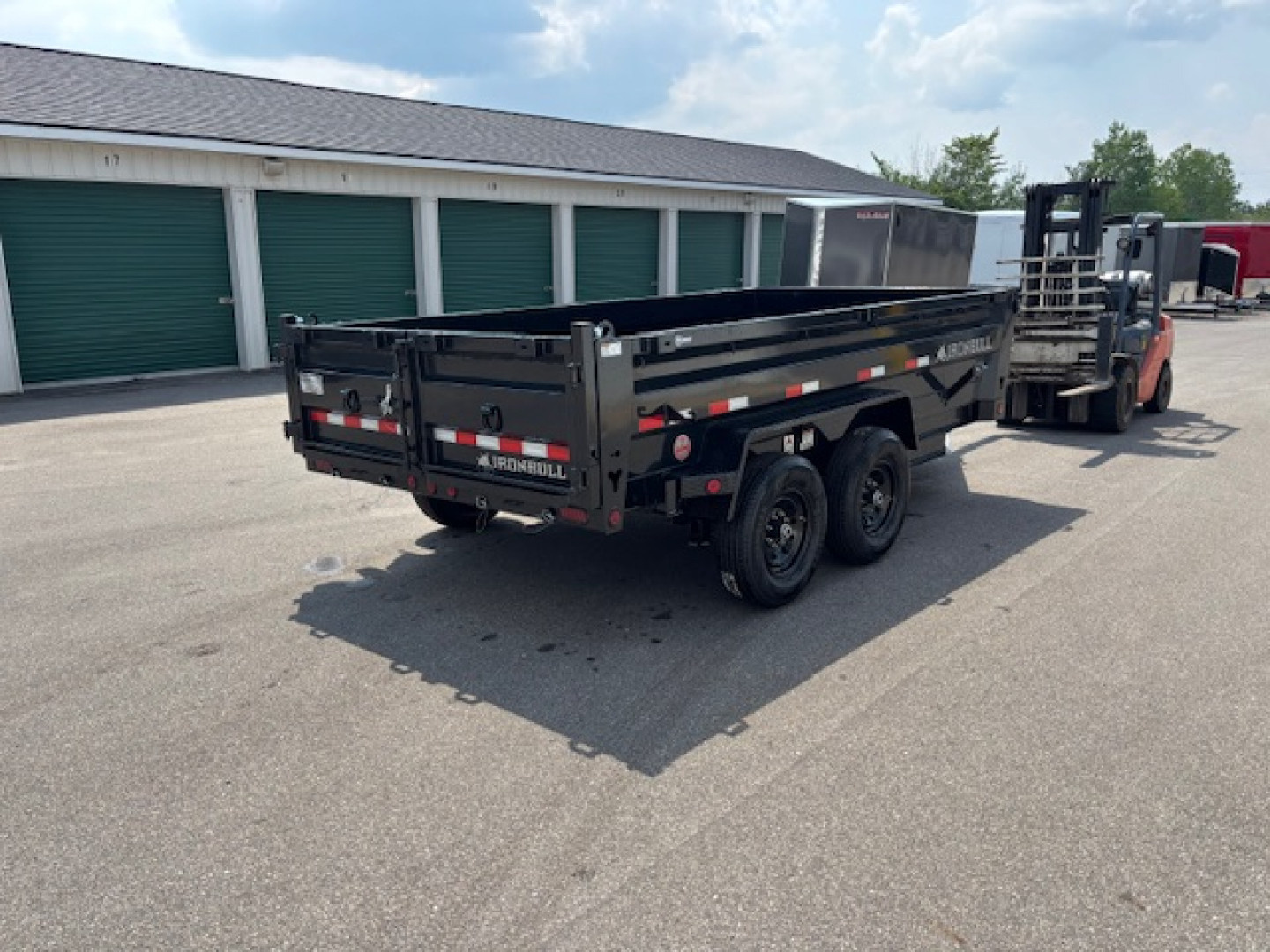 New 2026 Iron Bull 7x14 Dump Trailer