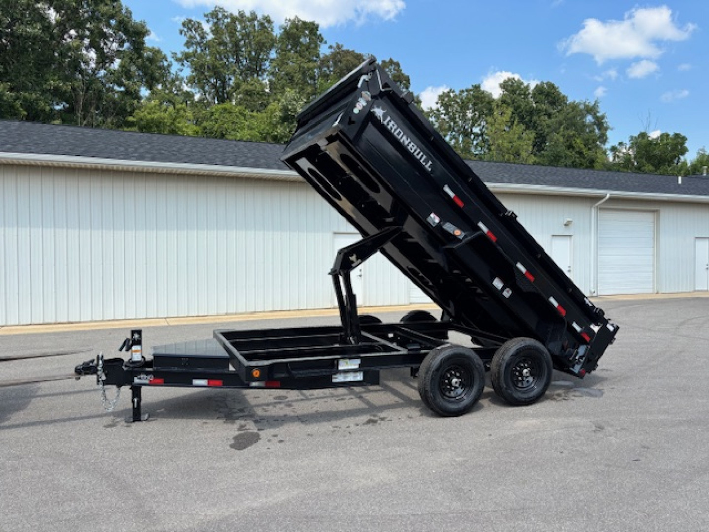 New 2026 Iron Bull 7x14 Dump Trailer
