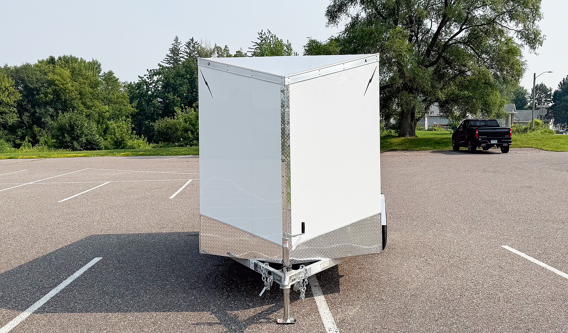 New Lightning 6x12 Enclosed Cargo Trailer - Double Doors!