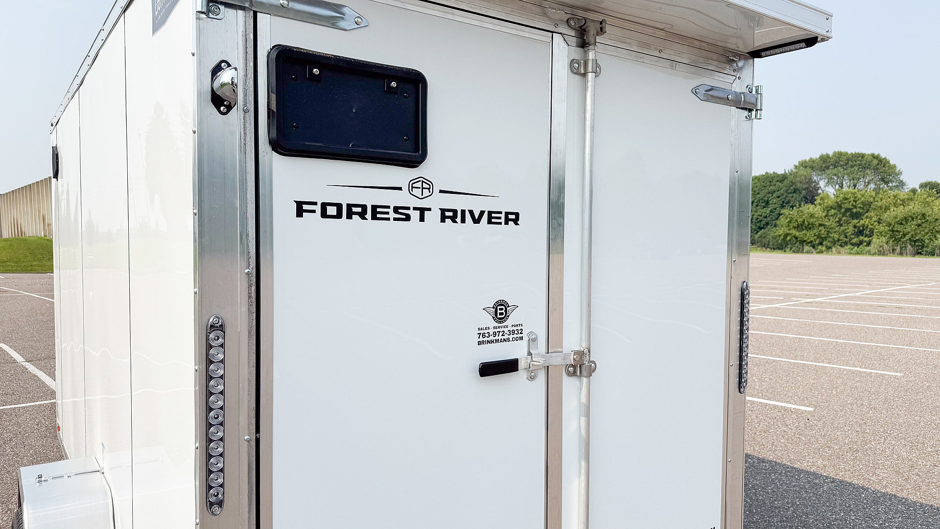 New Lightning 6x12 Enclosed Cargo Trailer - Double Doors!