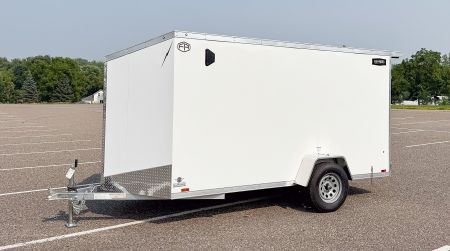 New Lightning 6x12 Enclosed Cargo Trailer - Double Doors!