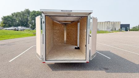 New Lightning 6x12 Enclosed Cargo Trailer - Double Doors!