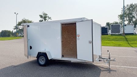 New Lightning 6x12 Enclosed Cargo Trailer - Double Doors!