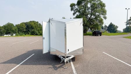 New Lightning 6x12 Enclosed Cargo Trailer - Double Doors!
