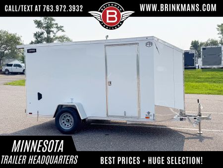 New Lightning 6x12 Enclosed Cargo Trailer - Double Doors!