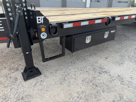 New 2026 Behnke 102"x31' 20 TON Pintle Hitch Tag Trailer *HYD BI FOLD RAMPS*