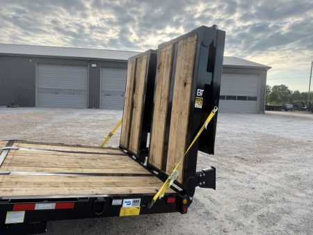 New 2026 Behnke 102"x31' 20 TON Pintle Hitch Tag Trailer *HYD BI FOLD RAMPS*