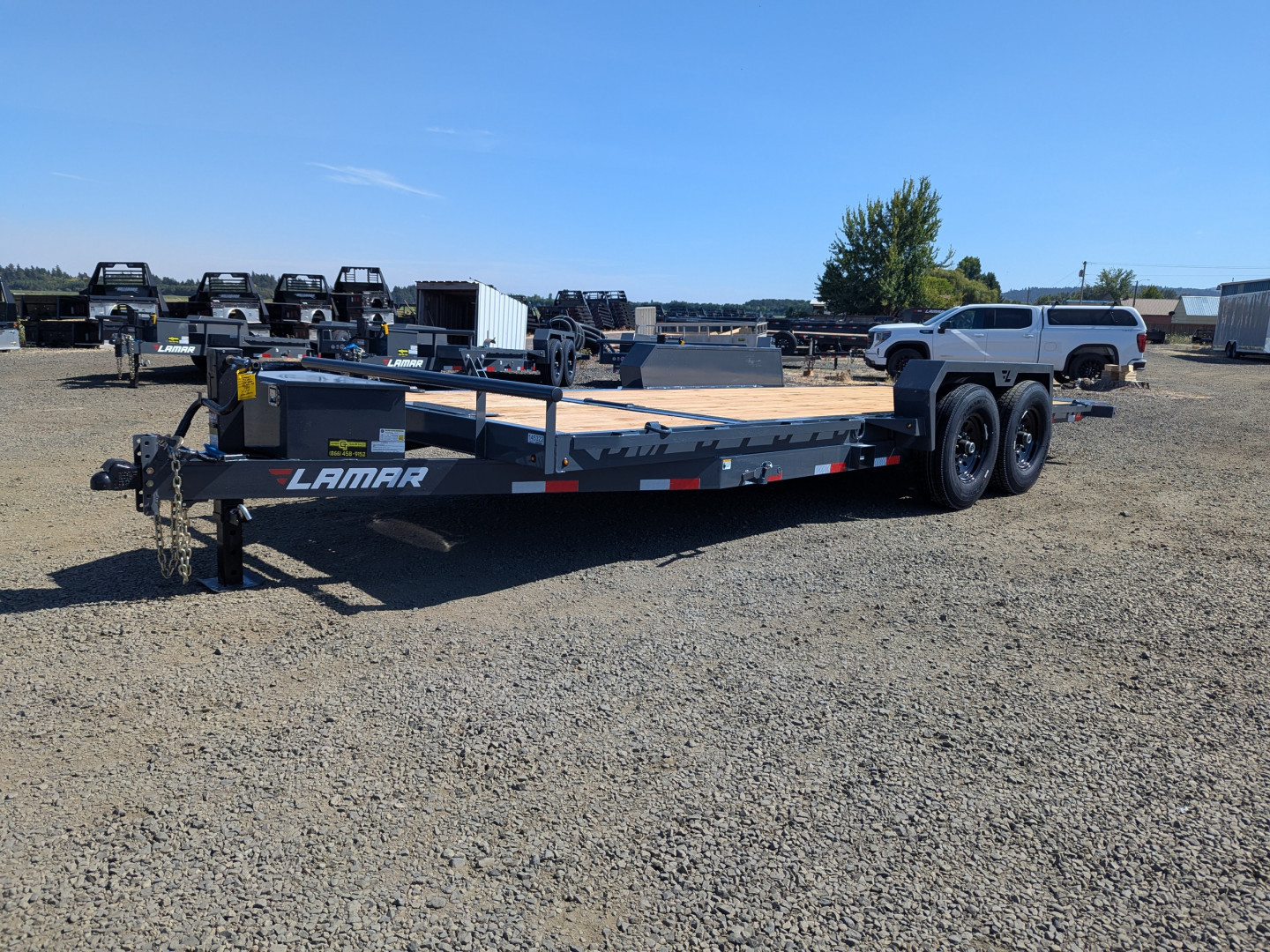 New 2026 Lamar Trailers TD 7X20/14K SPLIT Tilt Trailer