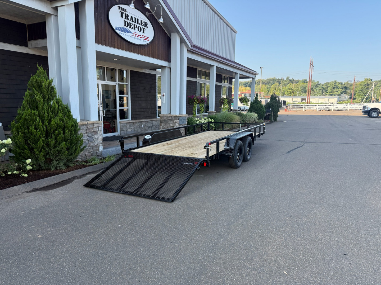 New Sure-Trac 7′ X 16′ OPEN LANDSCAPE TRAILER 7K