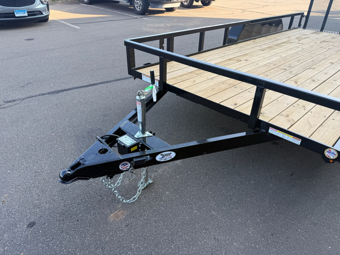New Sure-Trac 7′ X 16′ OPEN LANDSCAPE TRAILER 7K