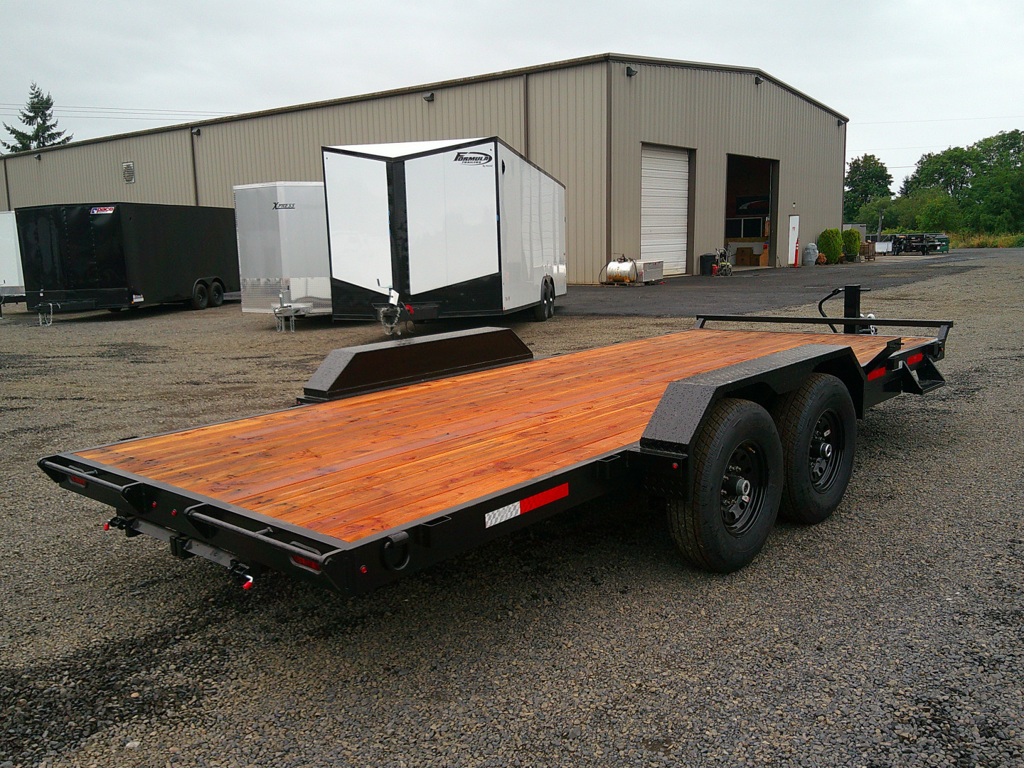 New 2026 Eagle 7x18 14k Flatbed Trailer