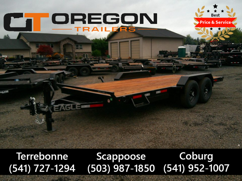 New 2026 Eagle 7x18 14k Flatbed Trailer